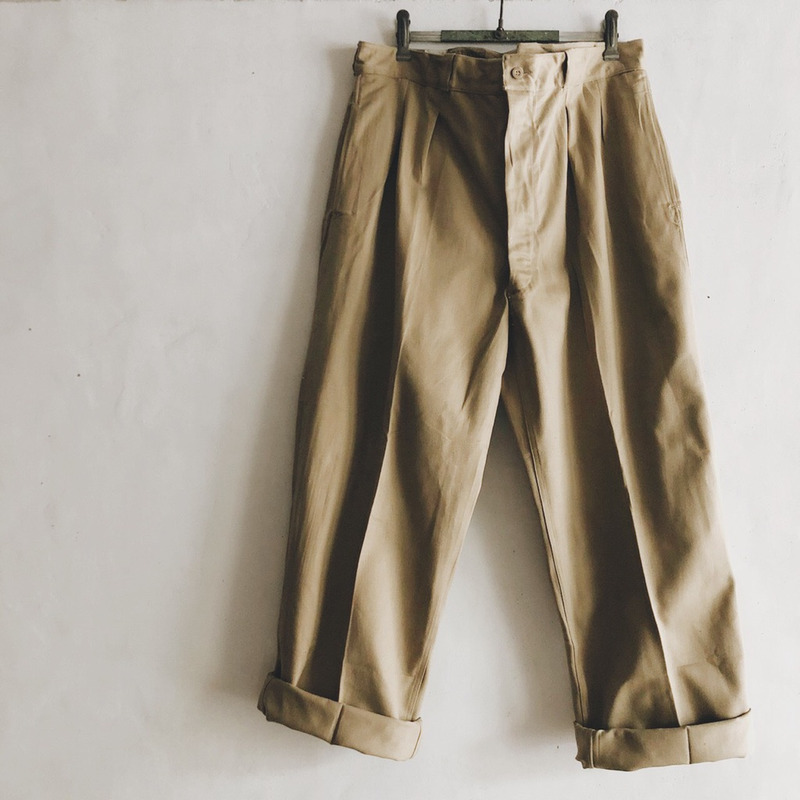 DEADSTOCK FRENCH ARMY M52 CHINO PANTS 後期 | Belluria